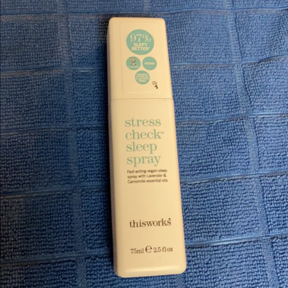 Stress check sleep spray